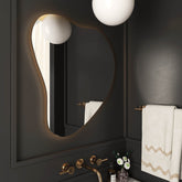 Phoebe LED Teardrop Wall Mirror Model: TOV-C68791